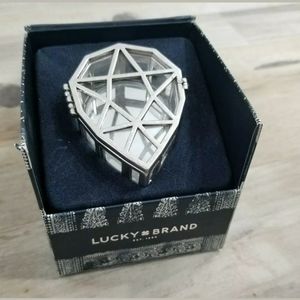 LUCKY BRAND Tear Drop Geo Trinket Jewelry Box